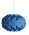 Mid-Century Modern Blue Pendant Lamp, Denmark, 1970s For Sale