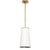 Regina Andrew Hattie Pendant, White and Natural Brass For Sale