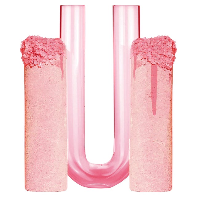 Glass Spring Cochlea Dello Sviluppo Seasons Edition Vase by Coki Barbieri For Sale - Image 7 of 7