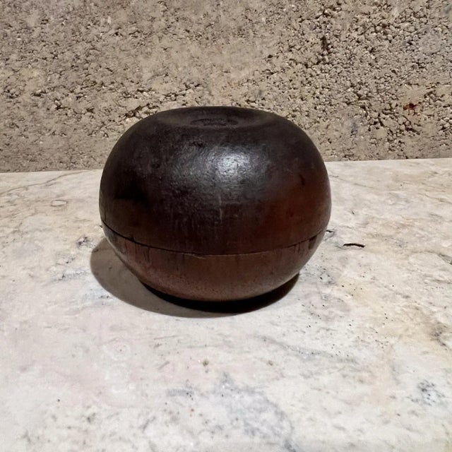 1970s Mid-Century Modern Lidded Wood Vessel, North America, 1970s For Sale - Image 5 of 18