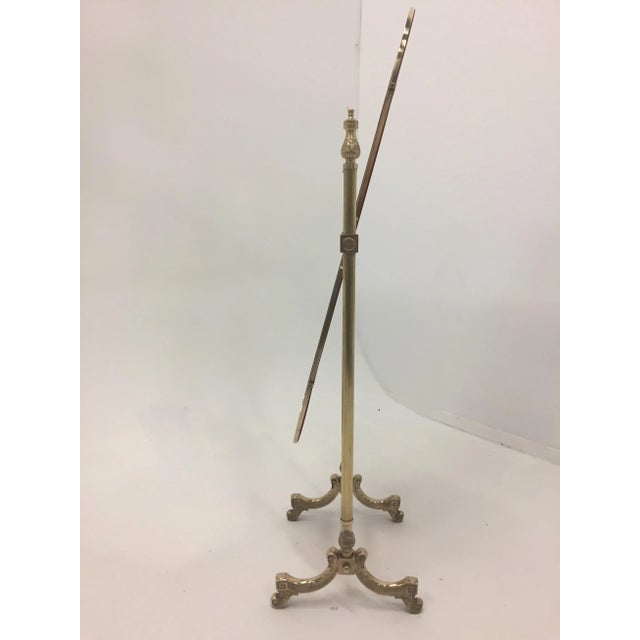 1970s Fit for a Princess Brass Recoco Chaval Full Length Mirror For Sale - Image 5 of 10