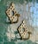 Set of 2 Moroccan Solid Brass Wall Mounted Towel Robe Hooks For Sale - Image 4 of 4