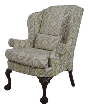 Kindel Winterthur Collection Clawfoot Wing Chair