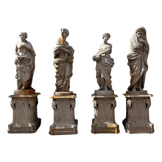 Large Vintage Garden Sculptures, 1970, Set of 4 For Sale