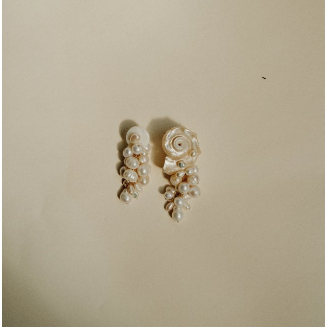 Not Yet Made - Made To Order Mini Mermaid Earrings, a Pair For Sale - Image 5 of 5