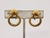 1980s Vintage 1980s Signed Napier Goldtone Hoop Clip Earrings-2 Pieces For Sale - Image 5 of 9