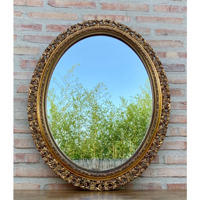 Early 20th Century French Giltwood Wall Mirror For Sale - Image 16 of 18