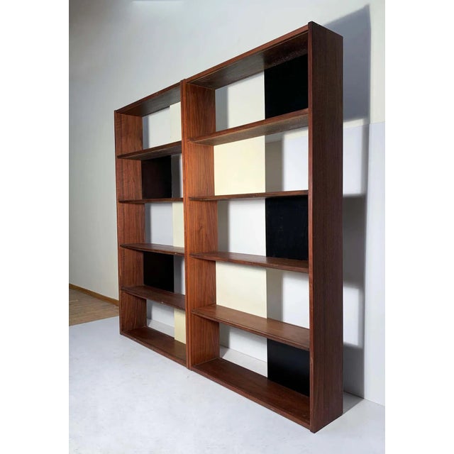 Wood Evans Clark Glenn of California Folding Bookcase or Display Shelf For Sale - Image 7 of 12
