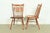 Kipp Stewart for Drexel Declaration Sculpted Walnut Side Chairs or Dining Chairs, Pair For Sale - Image 10 of 13