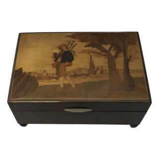 Mid 20th Century Swiss Music Box For Sale
