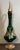 Mid 20th Century Vintage Venetian Tre Fuochi Gilded Emerald Green Glass Decanter and 5 Goblets For Sale - Image 5 of 10