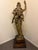 19th Century French Hand-Carved Venus or Aphrodite Statue in Faux Bronze, Circa 1870 For Sale - Image 9 of 16
