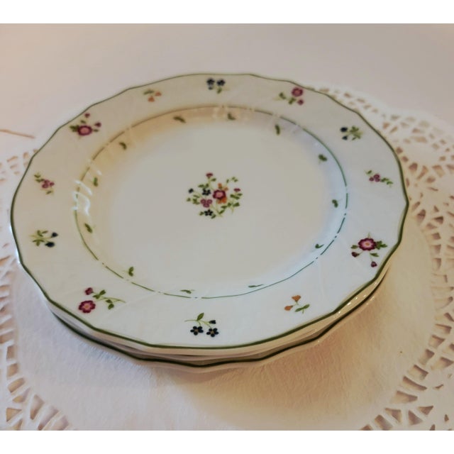 Shabby Chic Vintage Royal Doulton Avignon Bread or Dessert Plate, English Porcelain 1983, Floral the Moselle Collection, 6.5", Set of 4 For Sale - Image 3 of 6
