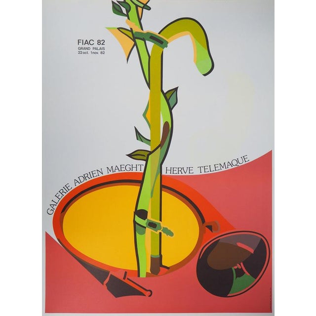 Hervé Telemaque, Le Germe, FIAC 1982, Lithograph For Sale - Image 9 of 9
