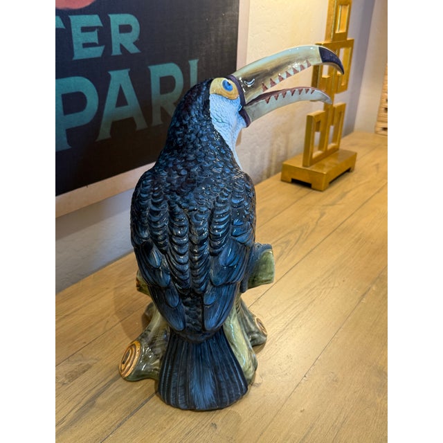 Ceramic 1970s Ronzan Ceramic Toucan - Made in Italy For Sale - Image 7 of 8