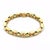 Contemporary Bvlgari 18k Yellow Rose Gold Bracelet Open Bar Bead Links For Sale - Image 3 of 7