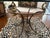 Vintage Hollywood Regency Dolphin / Koi Fish Glass Dining Table – 48” Round For Sale In Los Angeles - Image 6 of 8