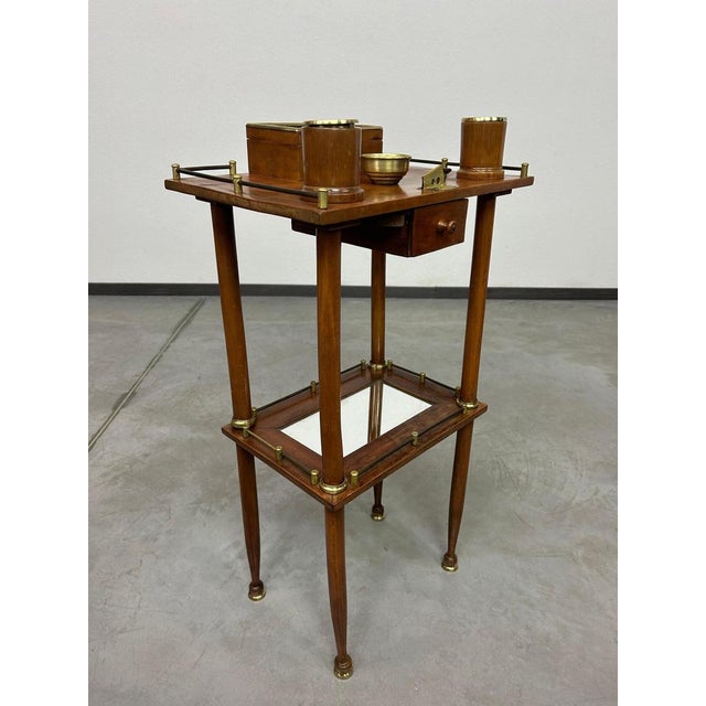 Jugendstil Tuxedo Side Table, 1920s For Sale - Image 9 of 16