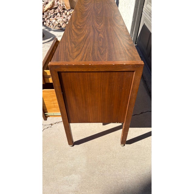 1960s Kimball Office Mid-Century Modern Walnut Credenza For Sale - Image 5 of 8