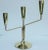 Mid-Century Modern Tommi Parzinger Style Three Light Candelabras - a Pair For Sale - Image 3 of 11
