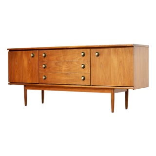 1960s Mid Century Teak Credenza For Sale