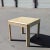 Postmodern Cream Laminate Side Table, 1980s For Sale - Image 9 of 10