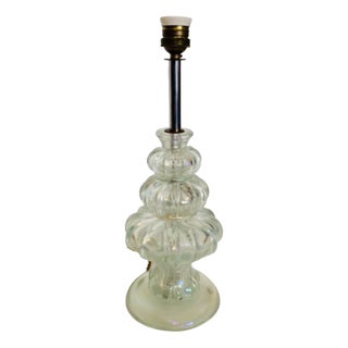 Murano Glass Table Lamp, 1950s For Sale