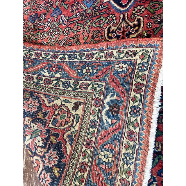 A beautiful antique Persian Bidjar dating to approximately 1920, handwoven with the exceptional craftsmanship that has...