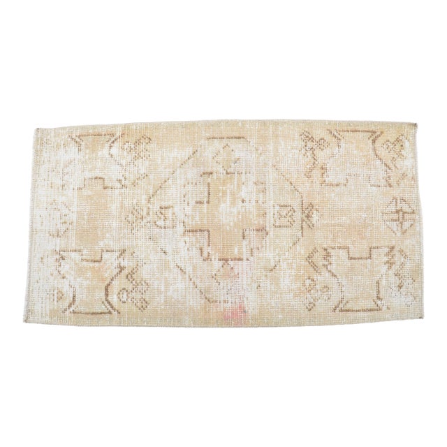 Vintage Anatolian Wool Carpet For Sale