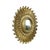 Vintage Sunburst Mirror in Gold Resin, 1960s For Sale - Image 12 of 14