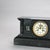 Black Antique Neoclassical Slate Mantle Clock with Open Escapement, c1890 For Sale - Image 8 of 12