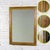1974 Modern Wall Mirror by Thomasville Rectangular Oak Frame With Brass Plated Detail For Sale - Image 16 of 18