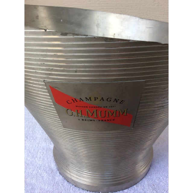 Mid-Century Modern French G H Mumm Champagne Chiller For Sale - Image 4 of 10