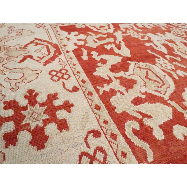 Galerie Shabab Collection Early 20th Century Turkish Oushak Room Size Carpet For Sale - Image 4 of 8