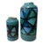 Mid 20th Century Italian Bitossi Vetrata Glaze Vases; Matched Pair, Models 941b and 942b For Sale