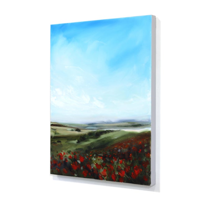 Memories Await - Vibrant Earthy Botanical Landscape Painting Drenched With Color Original Artwork by Jodi Miller For Sale In Los Angeles - Image 6 of 9