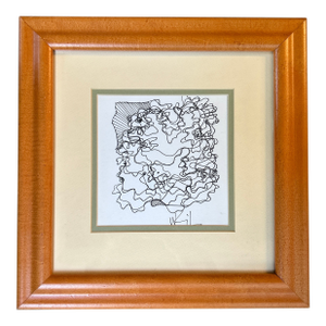 Contemporary Abstract Pen and Ink Drawing by Wayne Cunningham