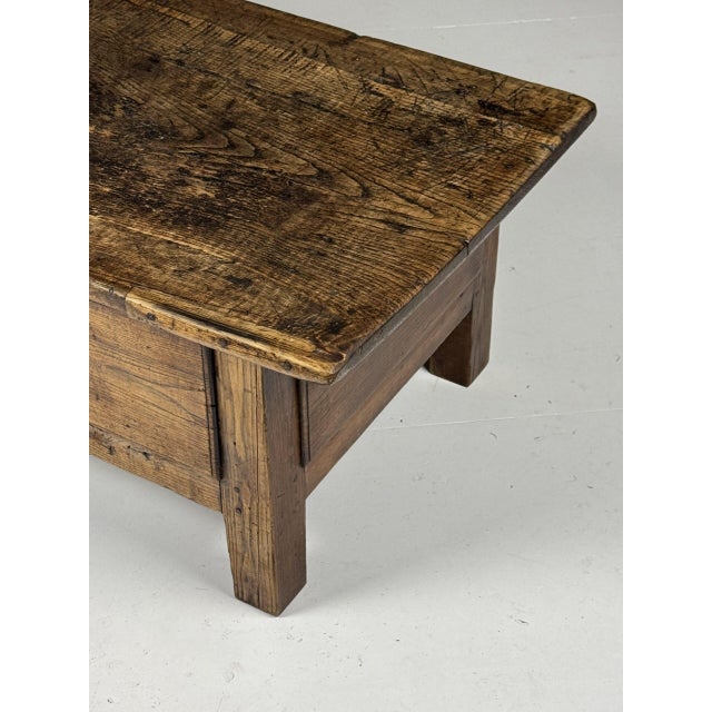 Spanish coffee table with 3 spacious drawers. Crafted from solid walnut. Very heavy and sturdy piece of furniture....