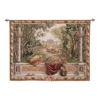 Château De Chambord Tapestry - 148 X 195 Cm (4'10" X 6'5") - Requires Rod Size 5 For Sale