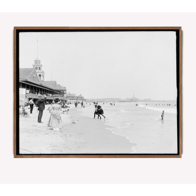 Vintage Beach Photograph in Narragansett Rhode Island - 24" X 30" For Sale In Los Angeles - Image 6 of 6