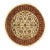 Pasargad DC Fine Hand Knotted Agra Round Rug For Sale
