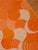 Mid-Century Modern German Curtain Fabric Bale in Orange, 1970s For Sale - Image 6 of 8