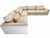 Wood Rh Lugano Modular 5-Piece Sectional | Italy | Down-Feather | Performance Linen Weave – Sand | Customizable For Sale - Image 7 of 18