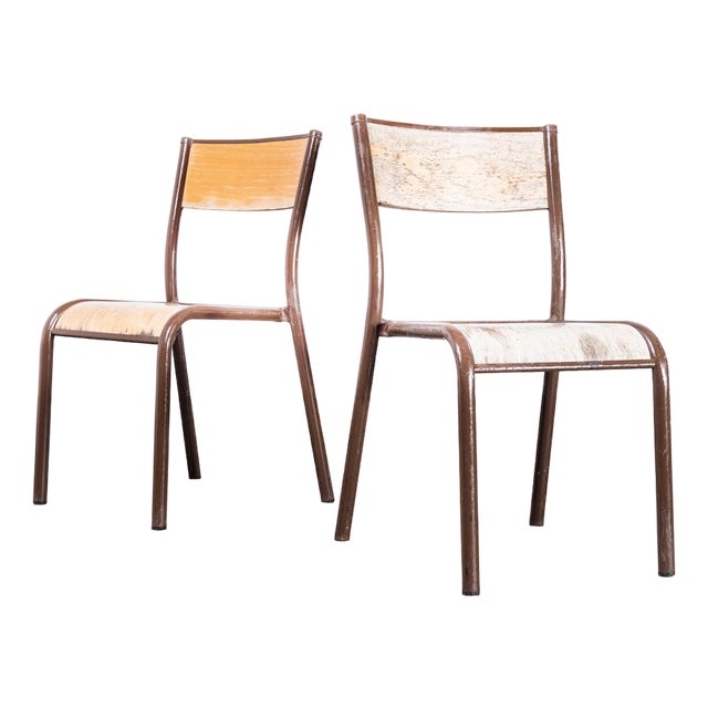 French Mullca Children's Chairs, 1950s, Set of 2 For Sale