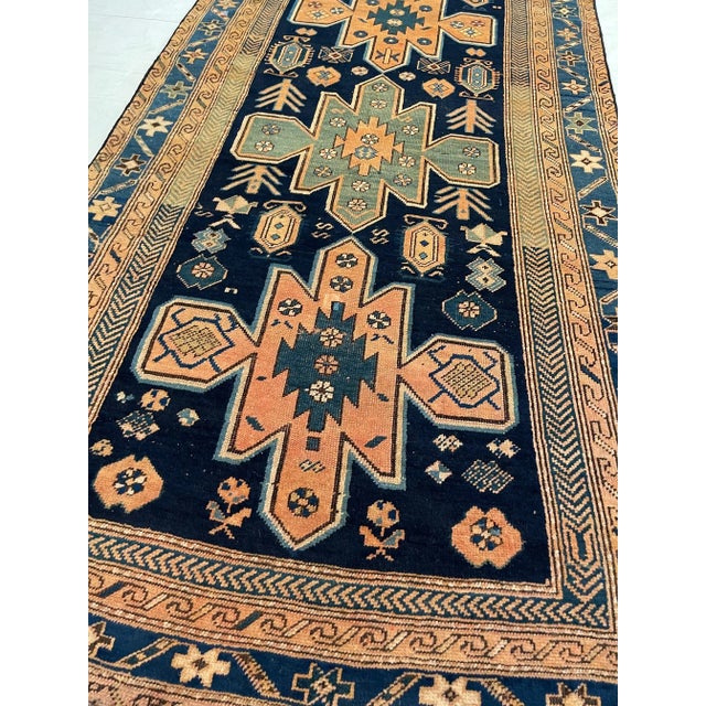 Turkish Antique Kokazian Rug 8x3.9 For Sale - Image 3 of 4