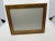 Gold Vintage Italian Red Bole Gold Gilt Wood, Easel Back Picture Frame Under Glass For Sale - Image 8 of 14