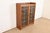 Charles Limbert Stickley Brothers Style Antique Mission Oak Arts & Crafts Glass Front Double Bookcase Cabinet, Circa 1900 For Sale - Image 4 of 11