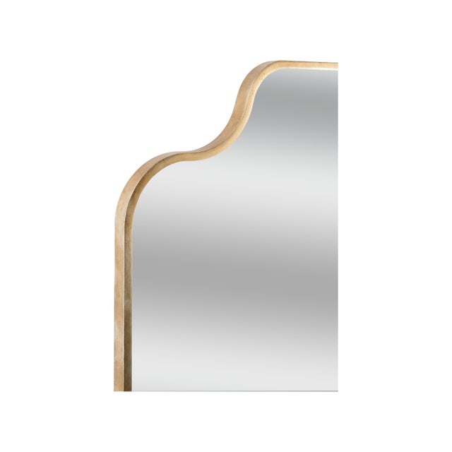 The curves on this large mirror are a contemporary take on classic 18th century French mirrors. Named for the charming...