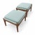 Mid-Century Modern Mid Century Modern Style Ottomans- Pair For Sale - Image 3 of 6