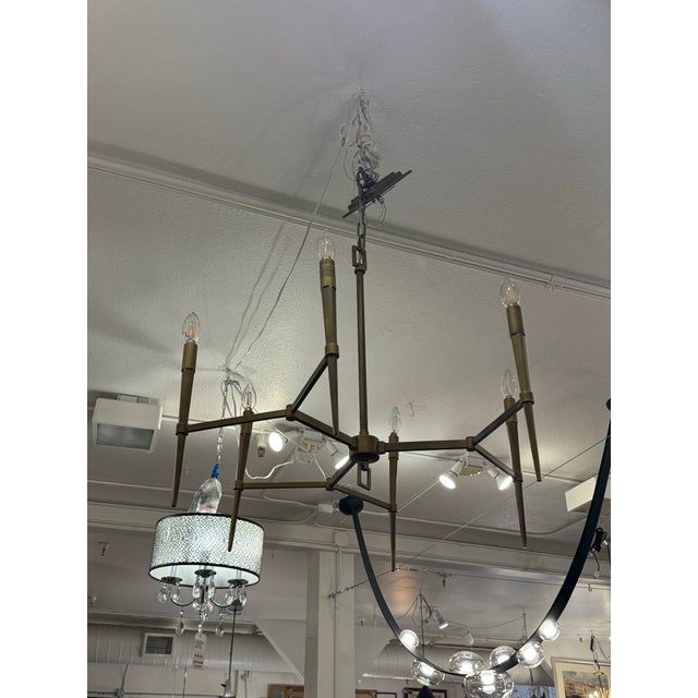 Arteriors Home Arteriors Home Auburn Chandelier For Sale - Image 4 of 12